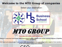 Tablet Screenshot of mtogroup.com.au